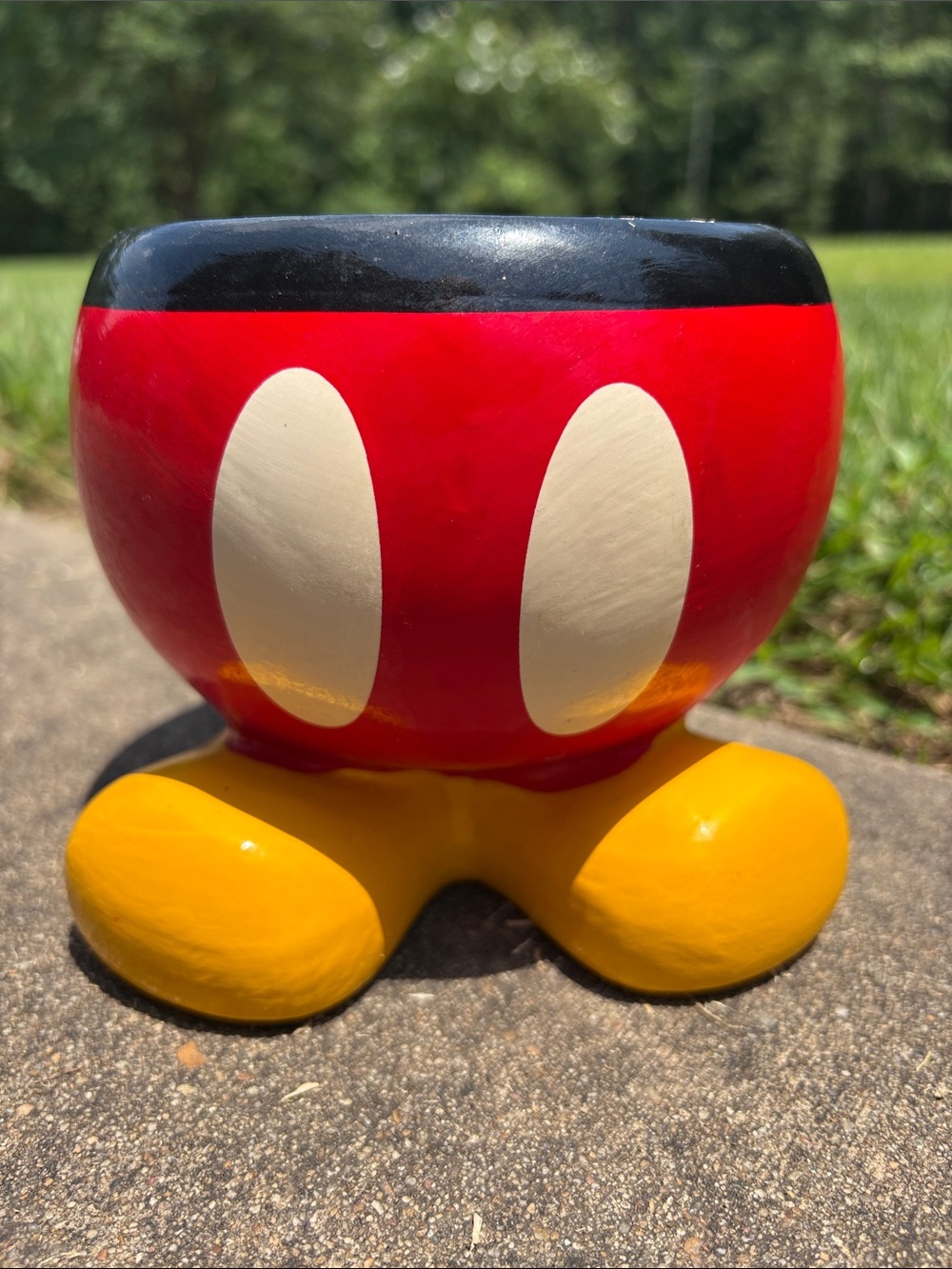 DISNEY Mickey Mouse Flower Pot 5”X5”